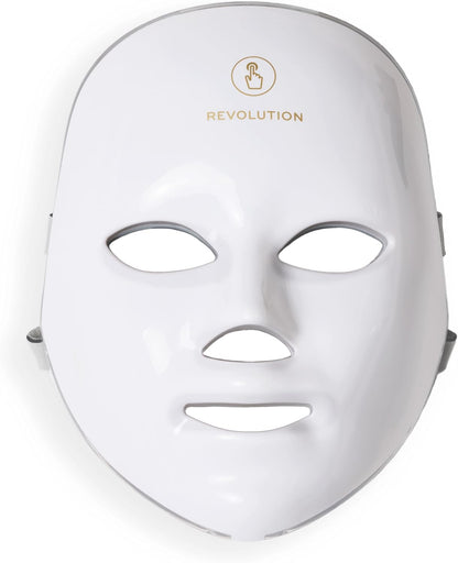 Miracle LED Face Mask, Red & Blue Skincare Light Therapy, 90 Bulbs, Anti-Ageing & Improves Skin Texture, for Radiant Glowing Skin