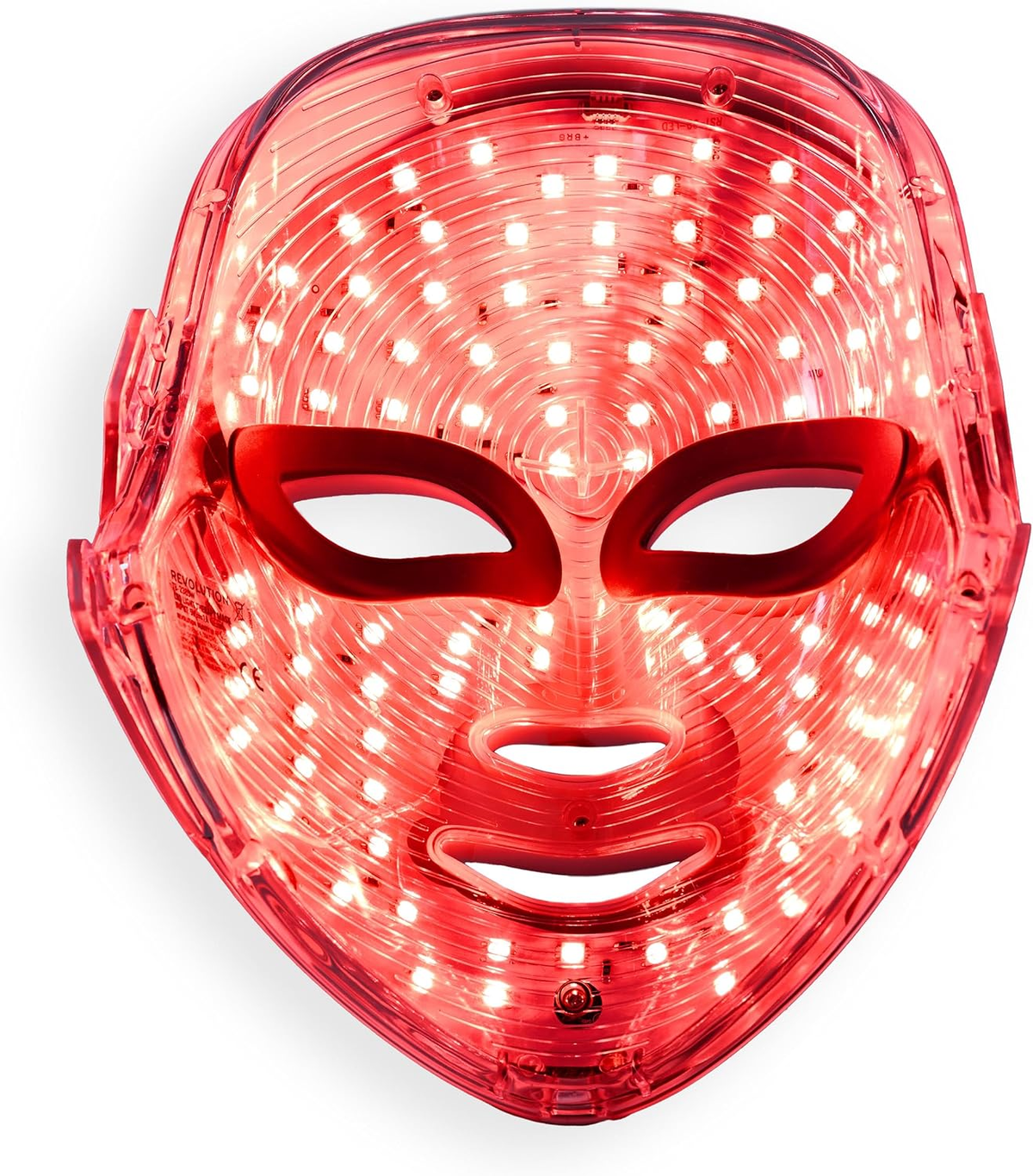 Miracle LED Face Mask, Red & Blue Skincare Light Therapy, 90 Bulbs, Anti-Ageing & Improves Skin Texture, for Radiant Glowing Skin